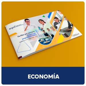 Portada del pdf que contiene los perfiles de la carrera de economía, para las prácticas preprofesionales.