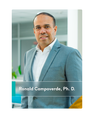 Ronald Campoverde. Coordinador de la Licenciatura en Administración de Empresas, FCSH-ESPOL.