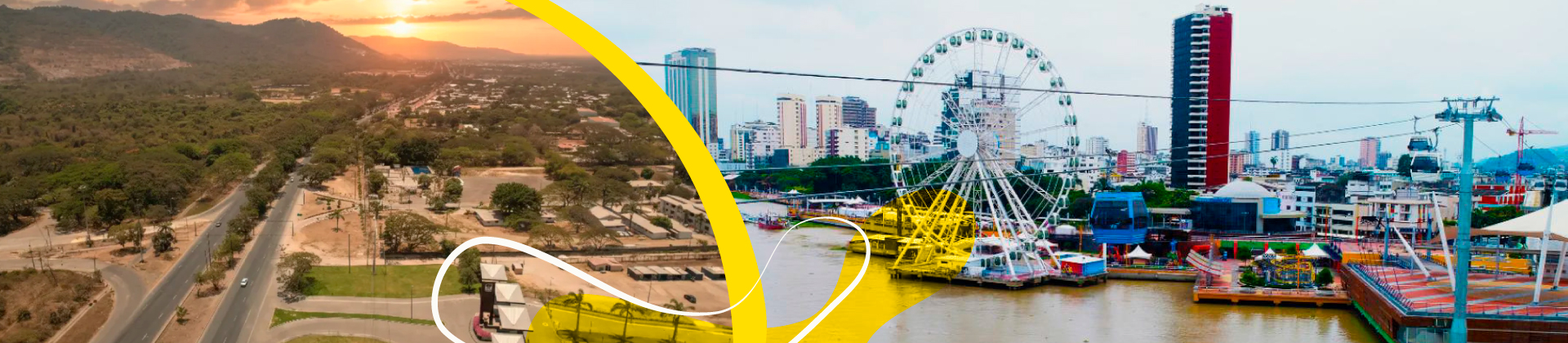 Medios de transporte y vías de Guayaquil.