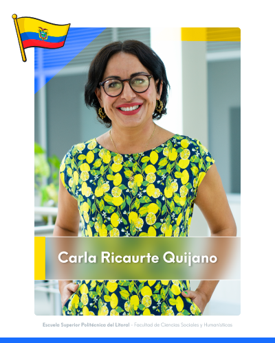 Keynote speaker, Carla Ricaurte Quijano.