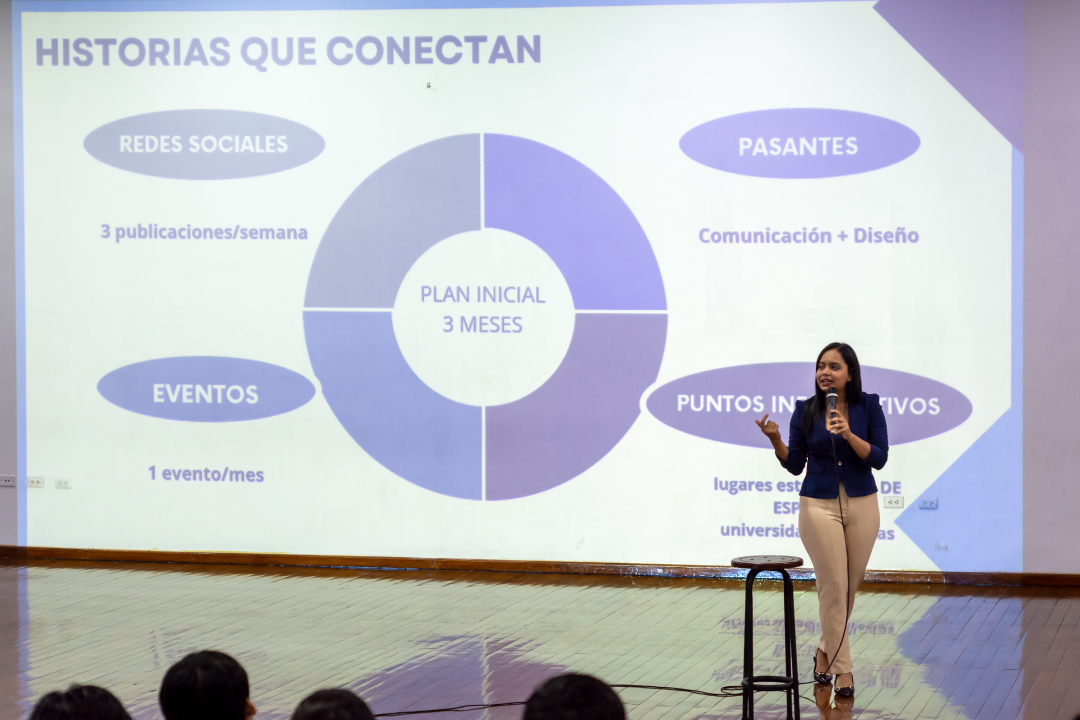 Estudiante expone solución para Fundación