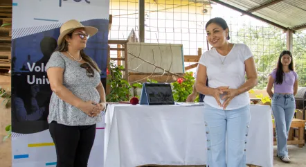 Mujeres beneficiarias del proyecto